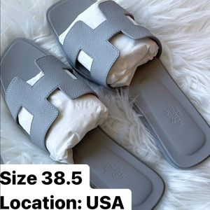 Bleu glacier oran sandal Hermes